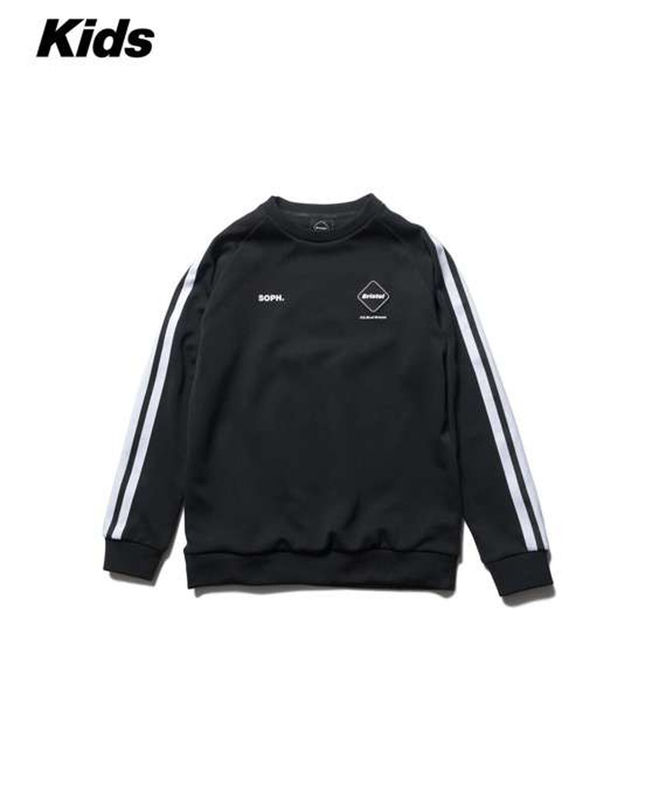 TRAINING TRACK CREWNECK TOP,BLACK, large image number 0