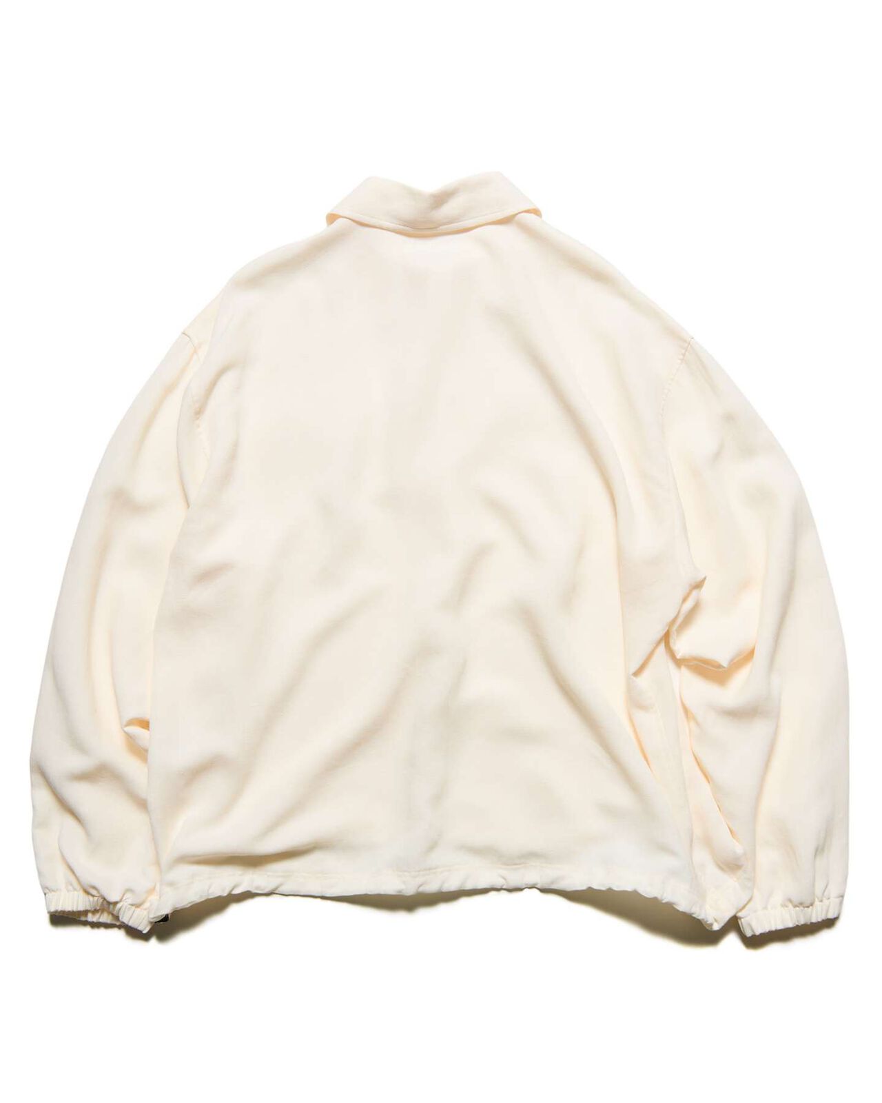 LINEN MESH L/S POLO,OFF WHITE, large image number 1