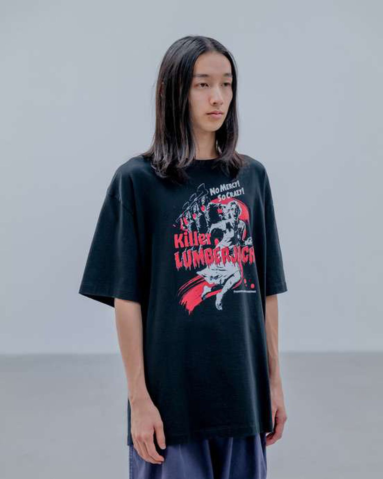 KILLER LUMBERJACK TEE,BLACK, large image number 3
