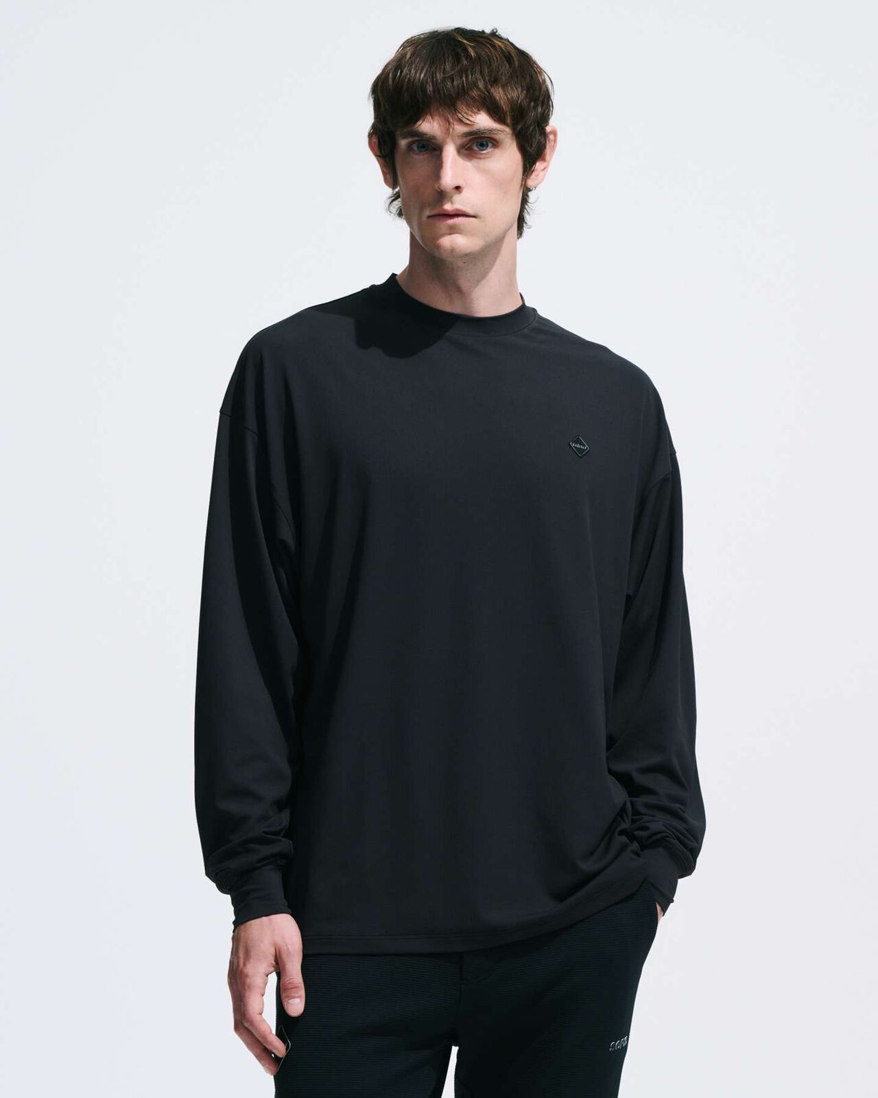 TRAINING L/S TOP,NAVY, large image number 3
