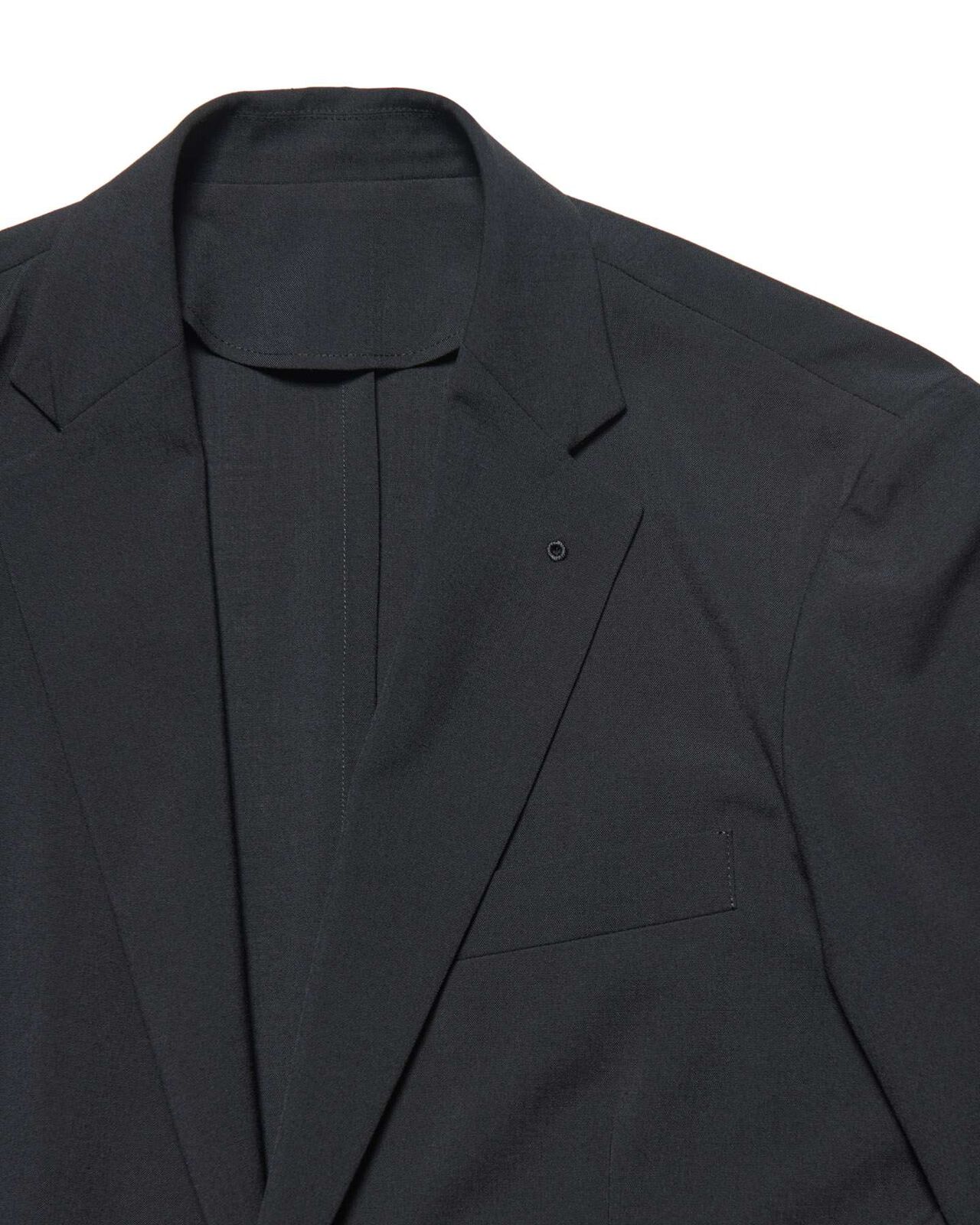HIGH-TWIST POPLIN JACKET,BLACK, large image number 2
