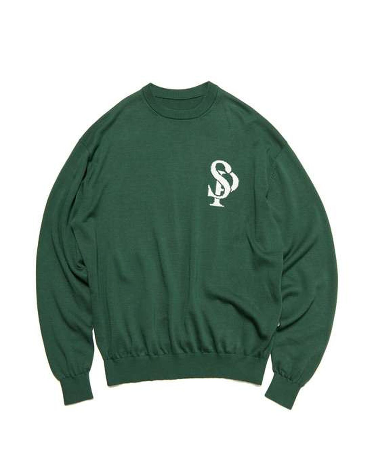 SP CREWNECK KNIT,GREEN, large image number 0