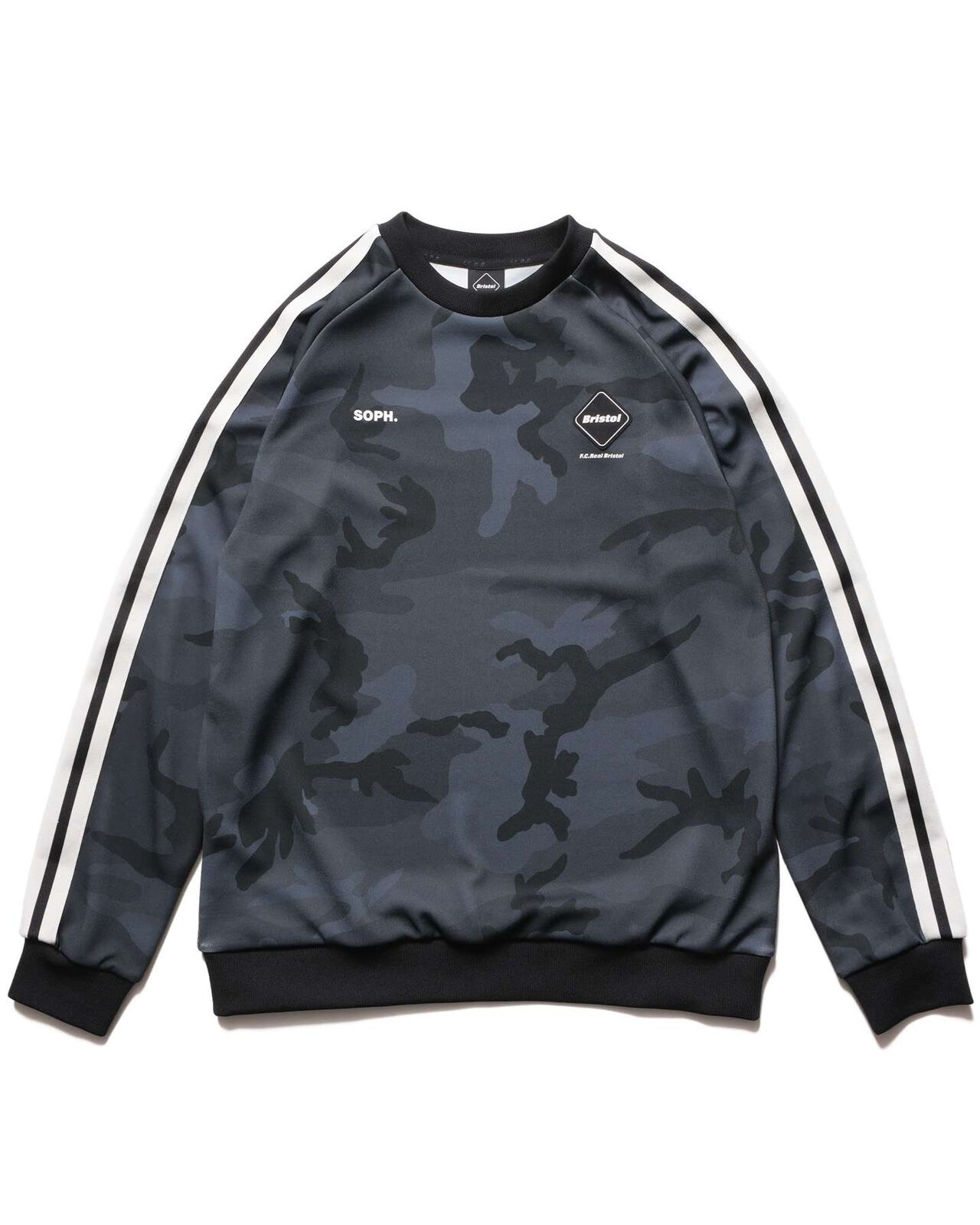 TRAINING TRACK CREWNECK TOP,CAMOUFLAGE, large image number 0