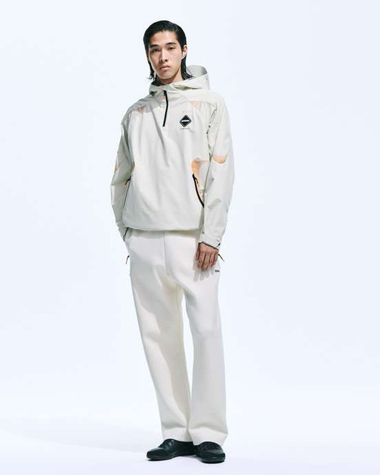 AUTHENTIC UTILITY TEAM HALF ZIP JACKET,OFF WHITE, large image number 7