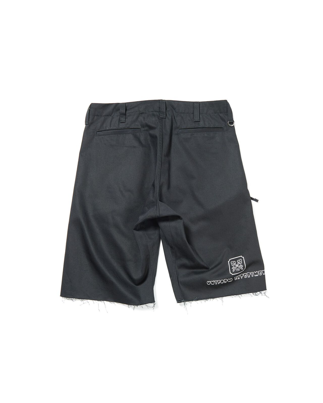 CUT OFF SHORTS,BLACK, large image number 1