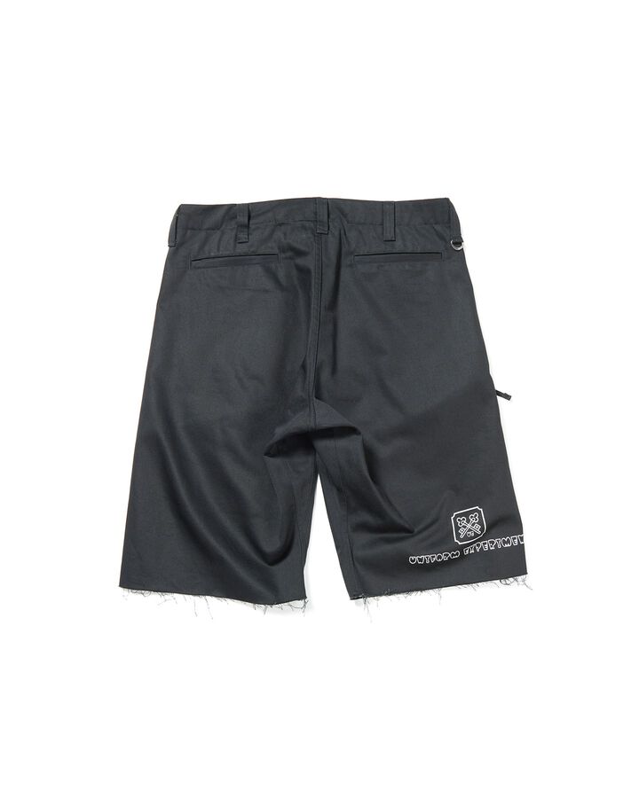 CUT OFF SHORTS,BLACK, medium image number 1