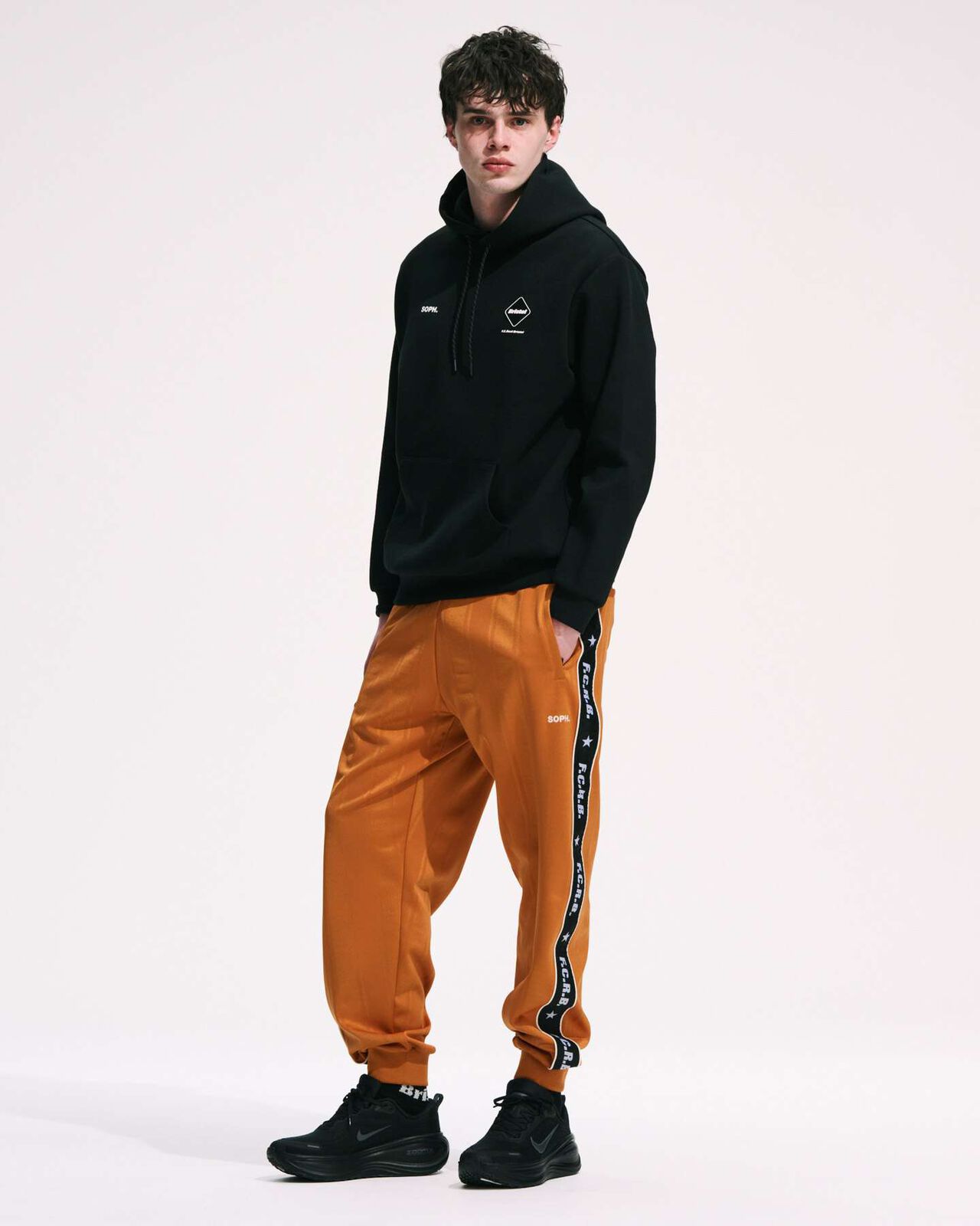 SHADOW WEAVE STRIPE PANTS,CHARCOAL GRAY, large image number 9