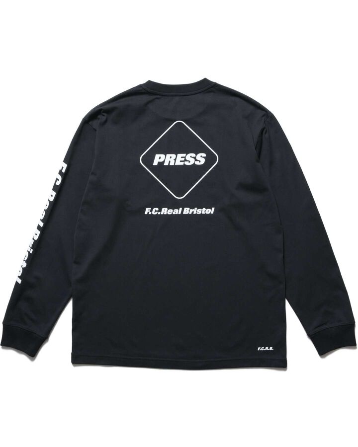 PRESS L/S TEE,BLACK, medium image number 1