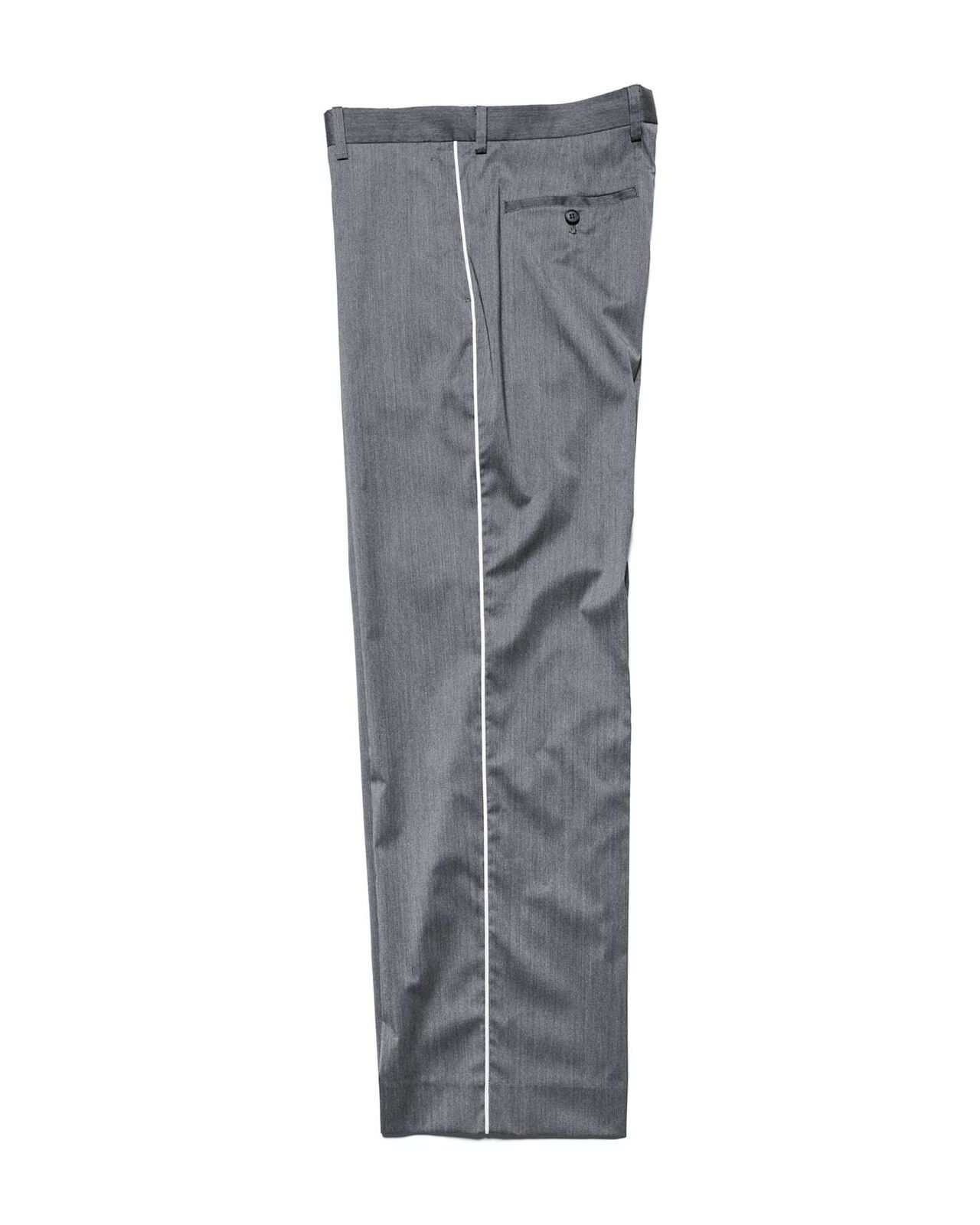 REFINED PIPING SLACKS,GRAY, large image number 0