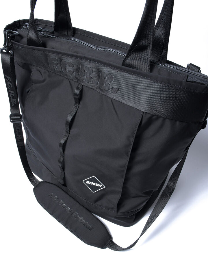 TOUR TOTE BAG,BLACK, medium image number 3