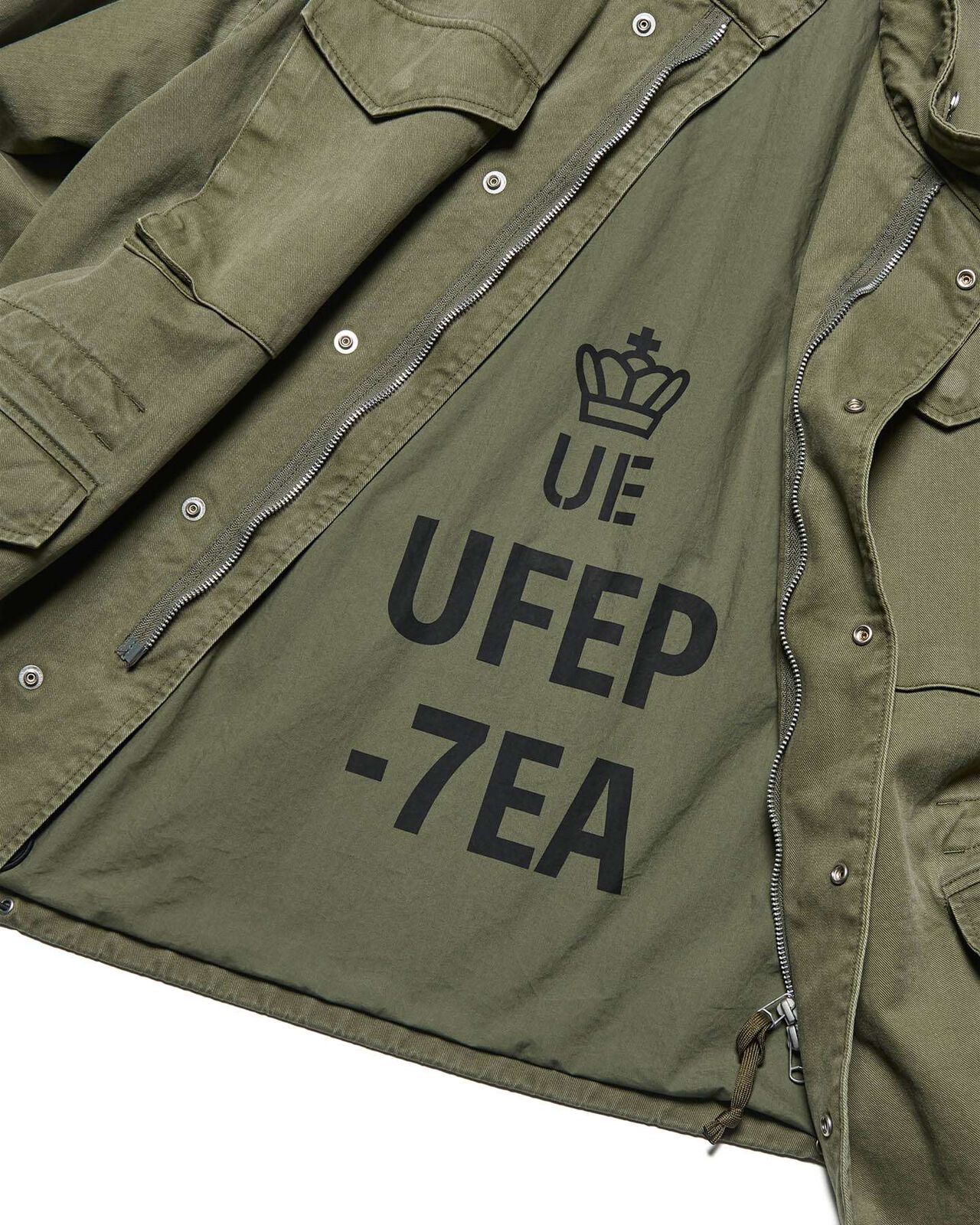 MILITARY FIELD BLOUSON,KHAKI, large image number 2