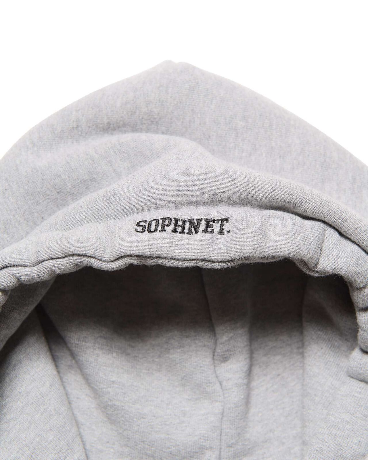 FABRIC CORD SWEAT HOODIE,GRAY, large image number 2