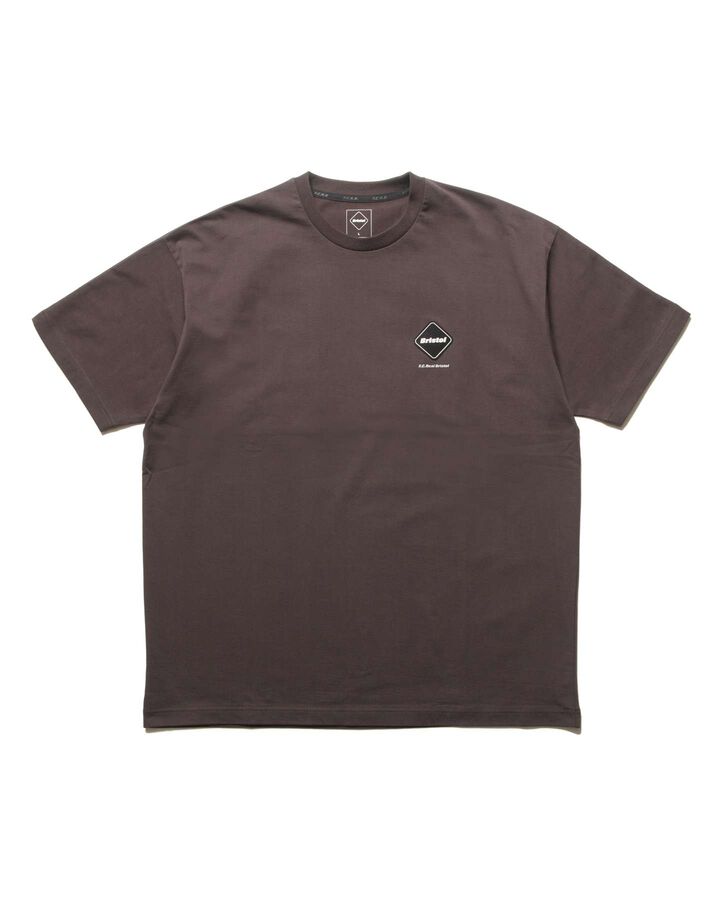BIG LOGO BAGGY TEE,BROWN, medium