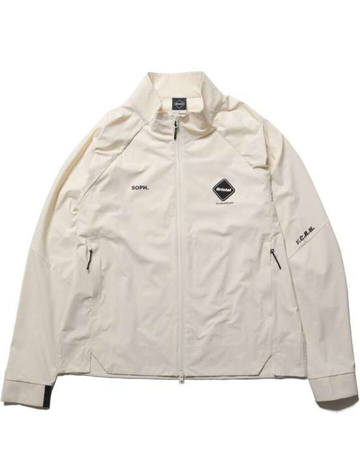 CORDURA STRETCH TEAM TRACK JACKET,OFF WHITE, medium
