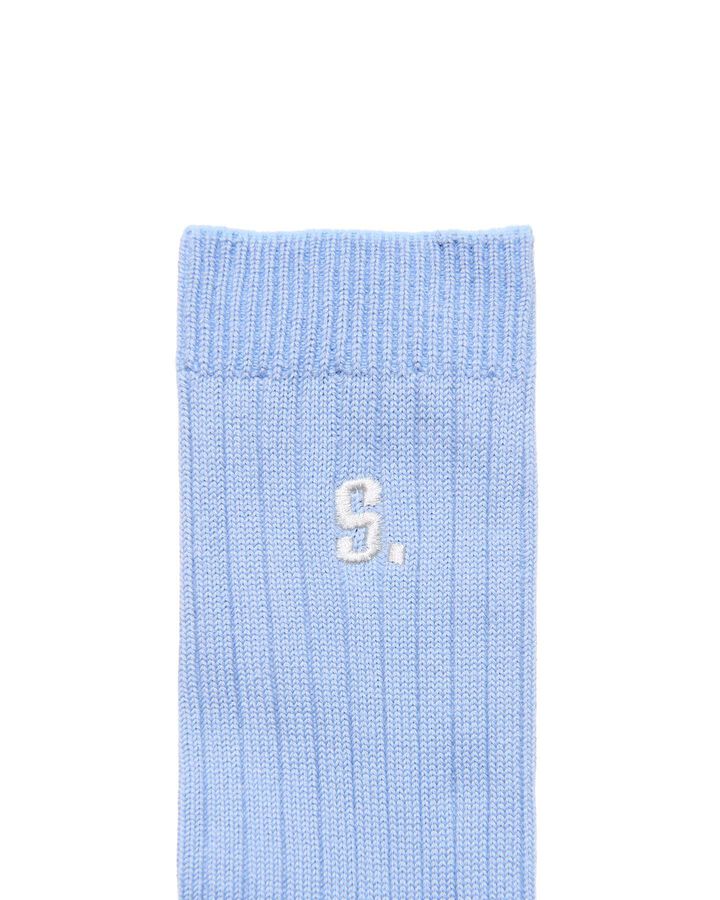 RELAX PILE SOCKS,LIGHT BLUE, medium image number 1
