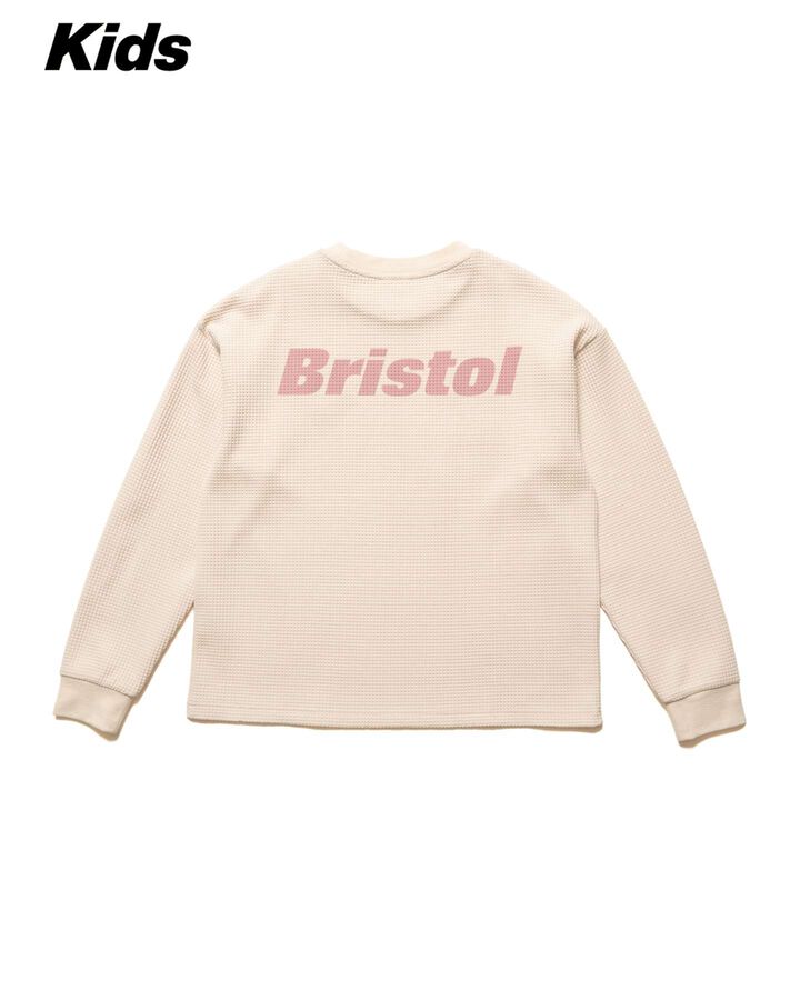 TECH WAFFLE L/S LOUNGE TOP,OFF WHITE, medium image number 1