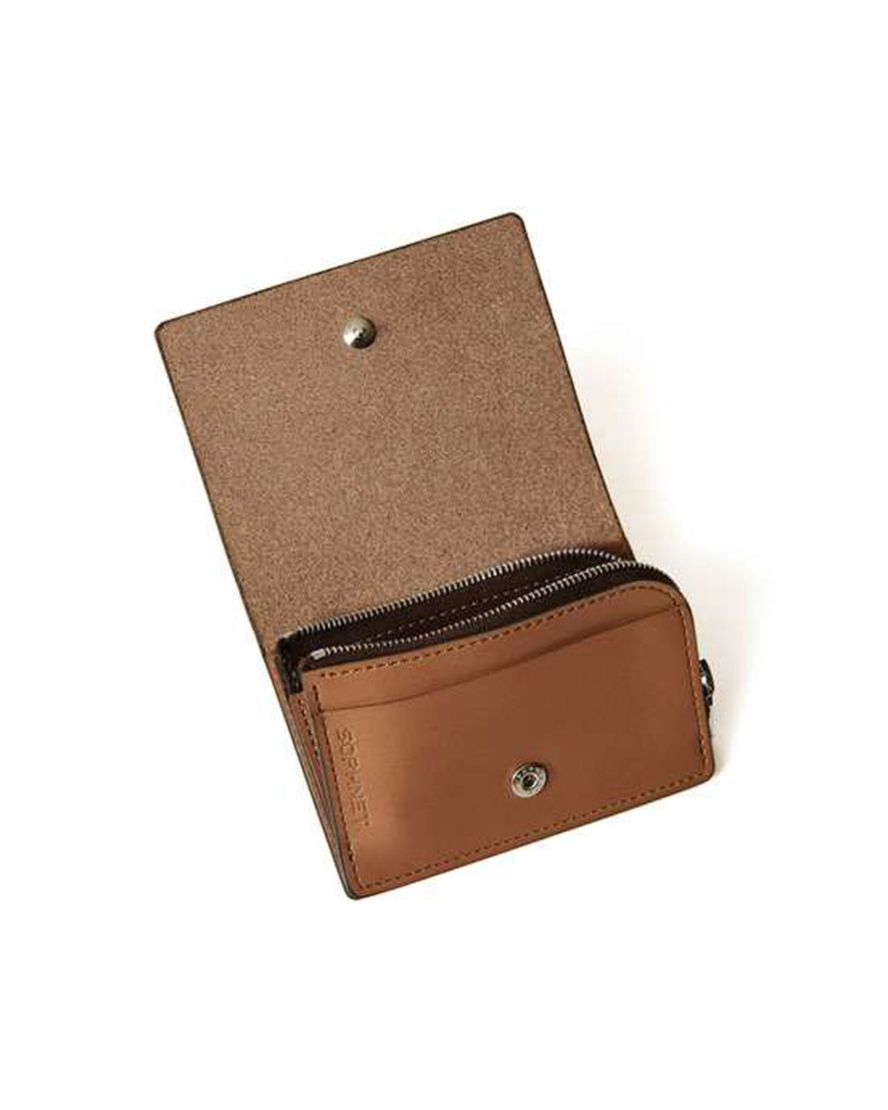 LEATHER SMALL WALLET,BEIGE, large image number 1