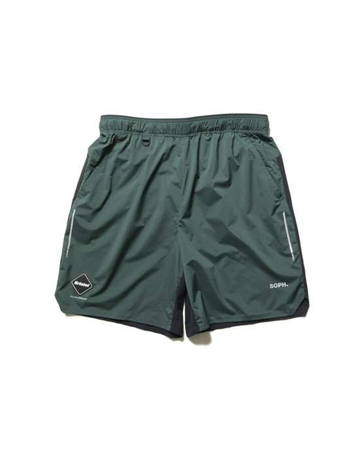 BREATHABLE TRAIL SHORTS,GREEN, medium image number 0