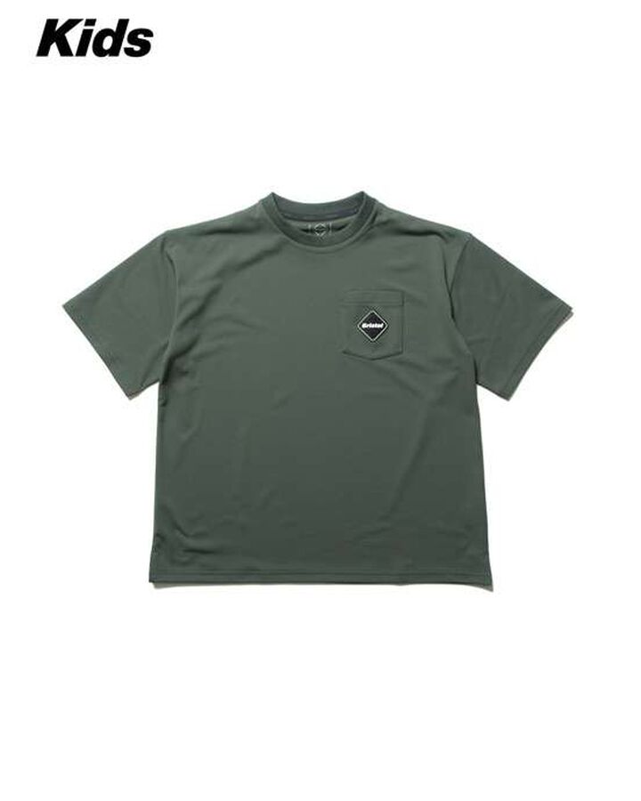 EMBLEM POCKET TEE,GREEN, medium image number 0