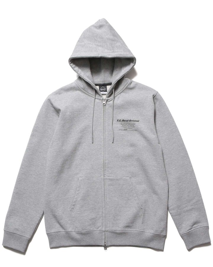 SPIRIT ZIP-UP SWEAT HOODIE,GRAY, medium