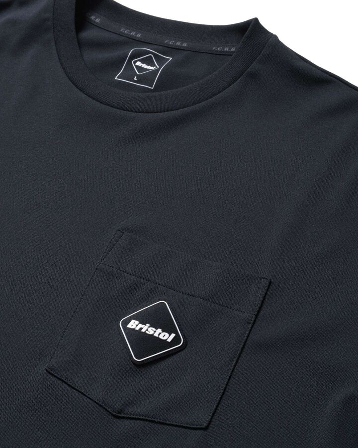 EMBLEM POCKET TEE,BLACK, medium image number 2