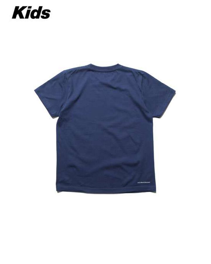 EFFECT LINE LOGO S/S TEE,NAVY, medium image number 1