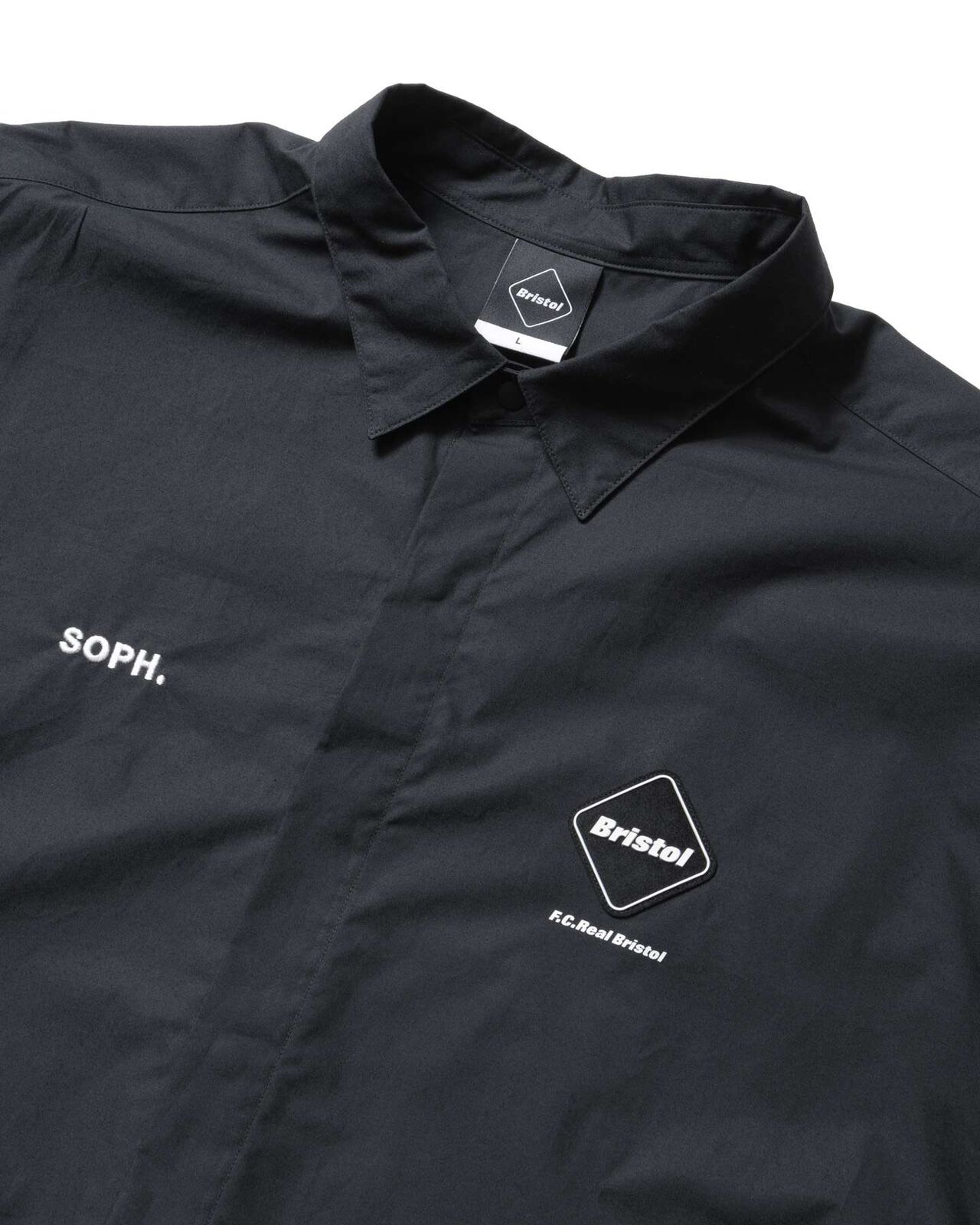 AUTHENTIC FLY FRONT L/S SHIRT,BLACK, large image number 2