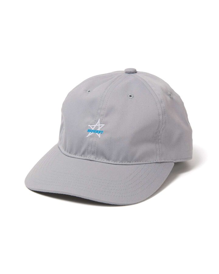 STAR 6-PANEL CAP,GRAY, medium