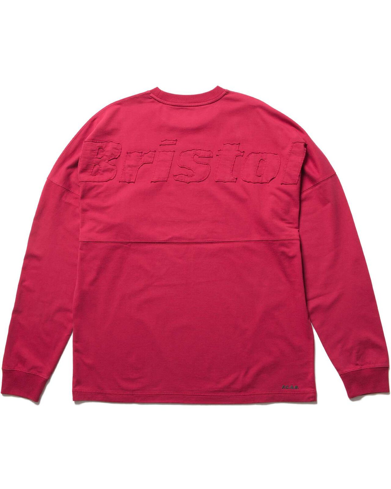 CUT-OFF LOGO L/S TEE,RED, large image number 1