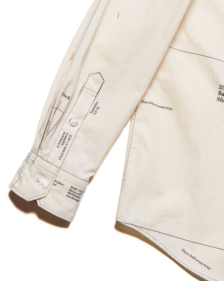 MAP-OUT SHIRT,IVORY, medium image number 4
