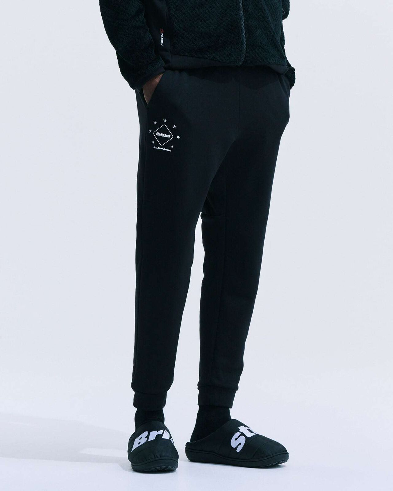 POLARTEC POWER STRETCH TRAINING RIBBED PANTS,BEIGE, large image number 4