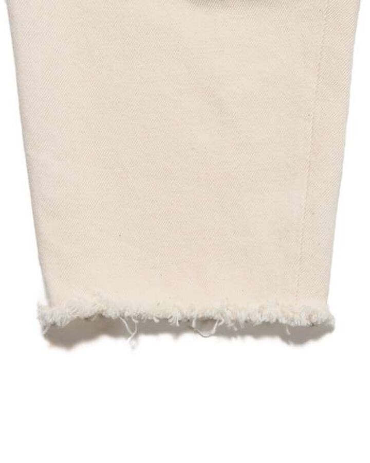 WASHED RELAX FIT PANTS,WHITE, medium image number 3
