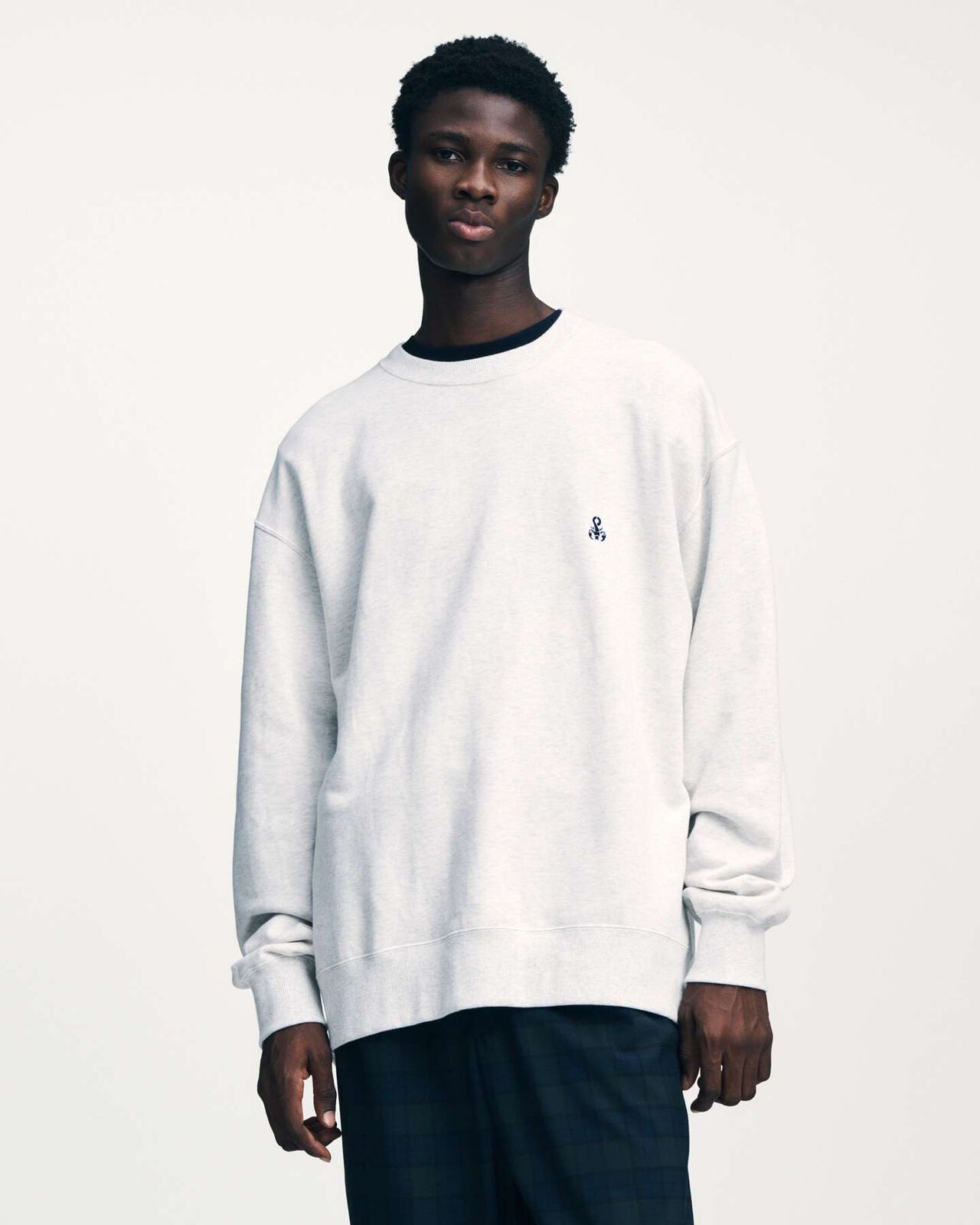 SCORPION WIDE SWEATSHIRT,BLUE, large image number 4