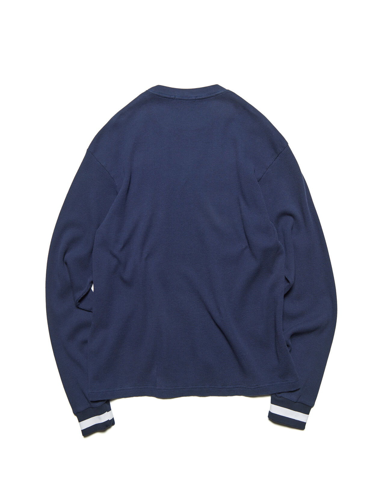 COLOR RIBBED WAFFLE CREWNECK TOP,E, large image number 1