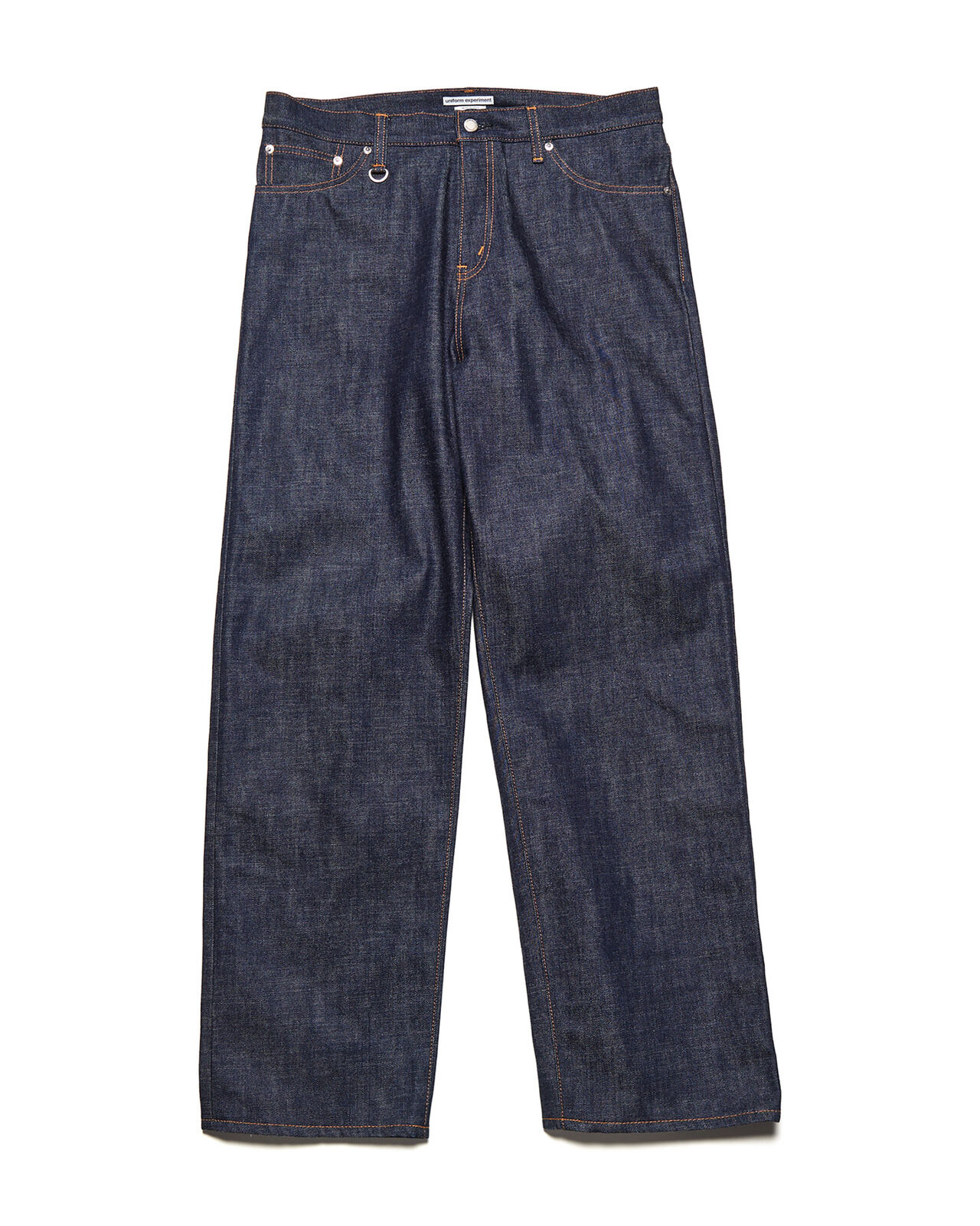 RIGID DENIM WIDE-FIT JEANS,INDIGO, large image number 0