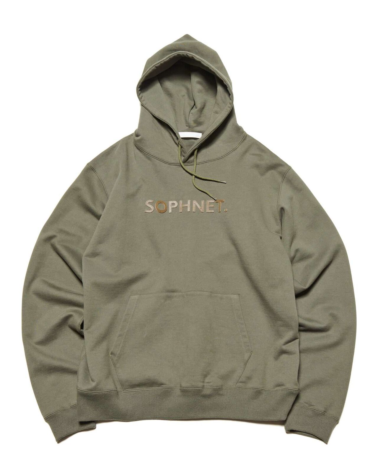 LOGO PATCH HOODIE,KHAKI, large image number 0