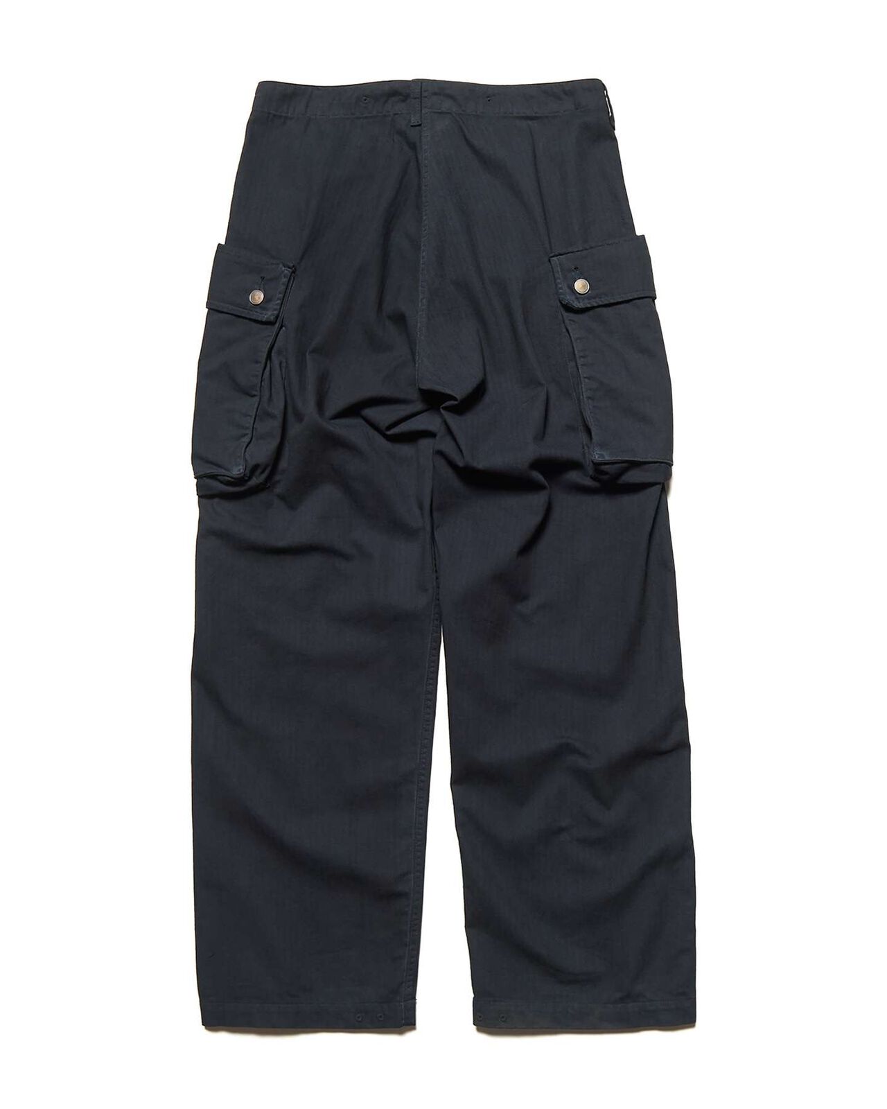 DAMAGED MILITARY PANTS,BLACK, large image number 1