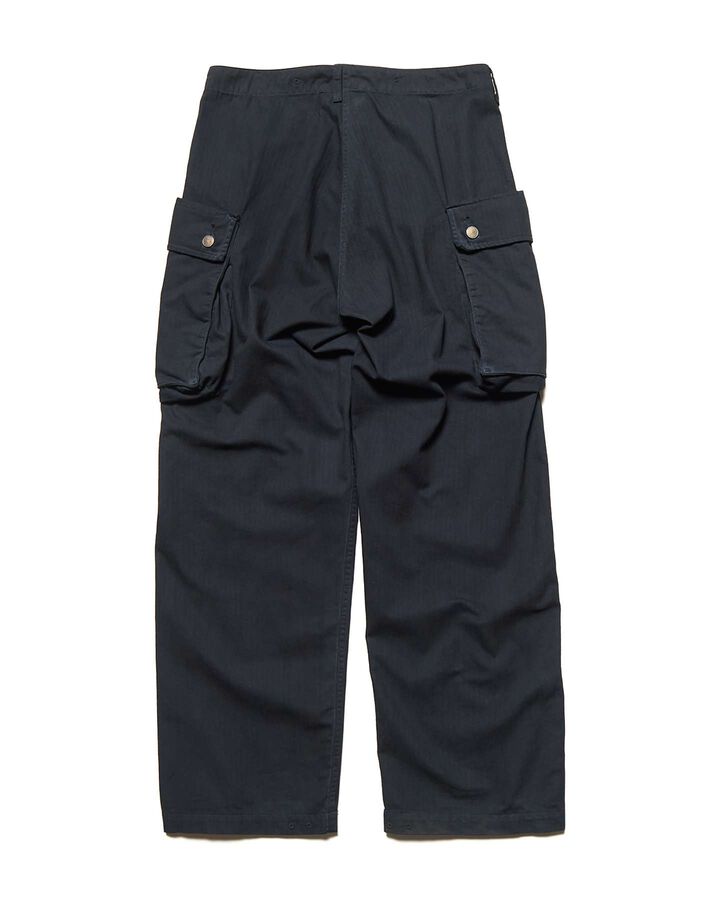 DAMAGED MILITARY PANTS,BLACK, medium image number 1