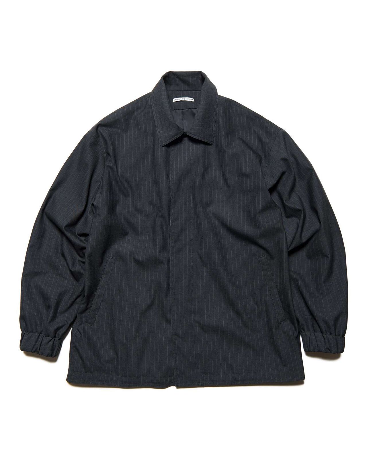 STRETCH WOOL FLY FRONT BLOUSON,A, large image number 0