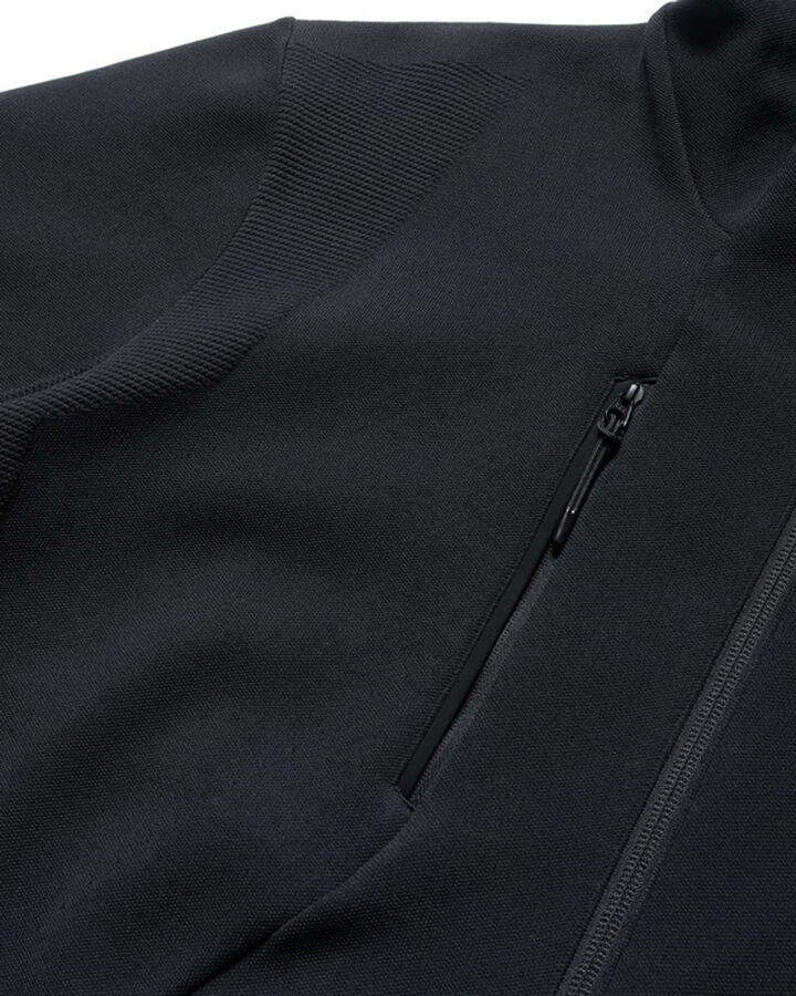 TECH KNIT HOODIE,BLACK, medium image number 3