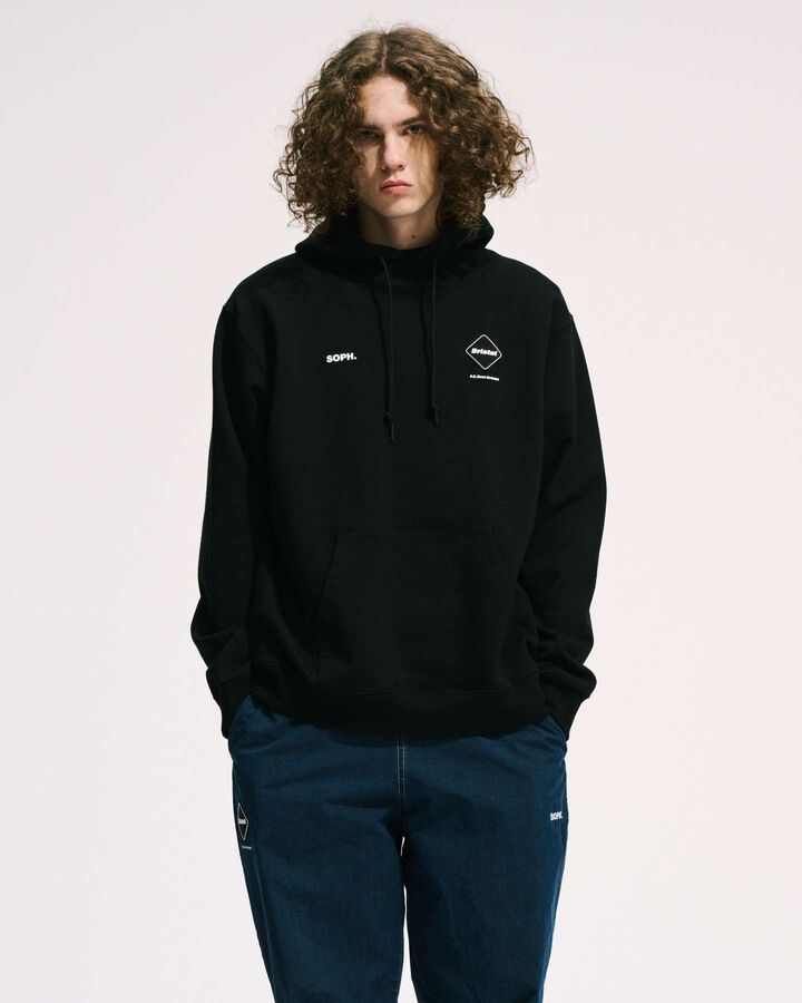 BRISTOL BAGGY SWEAT HOODIE,CAMOUFLAGE, medium image number 7