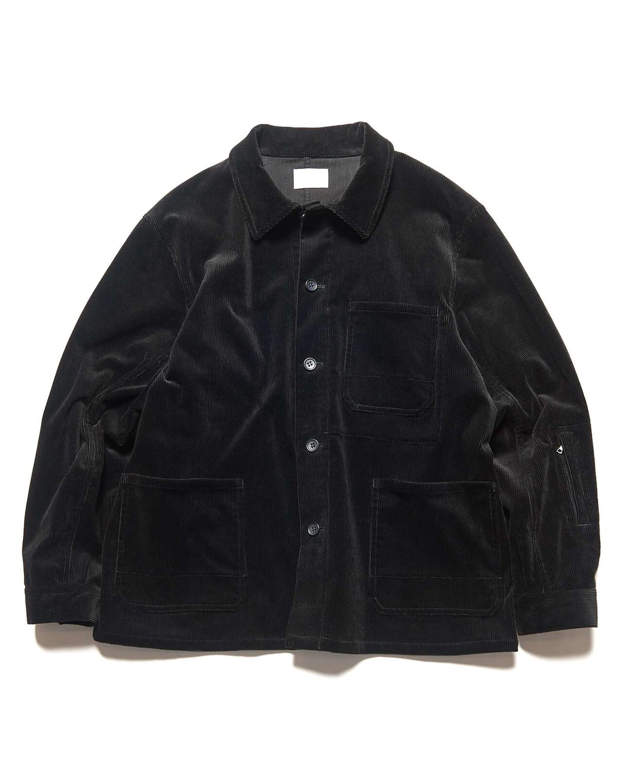 CORDUROY COVERALL,BLACK, large image number 0