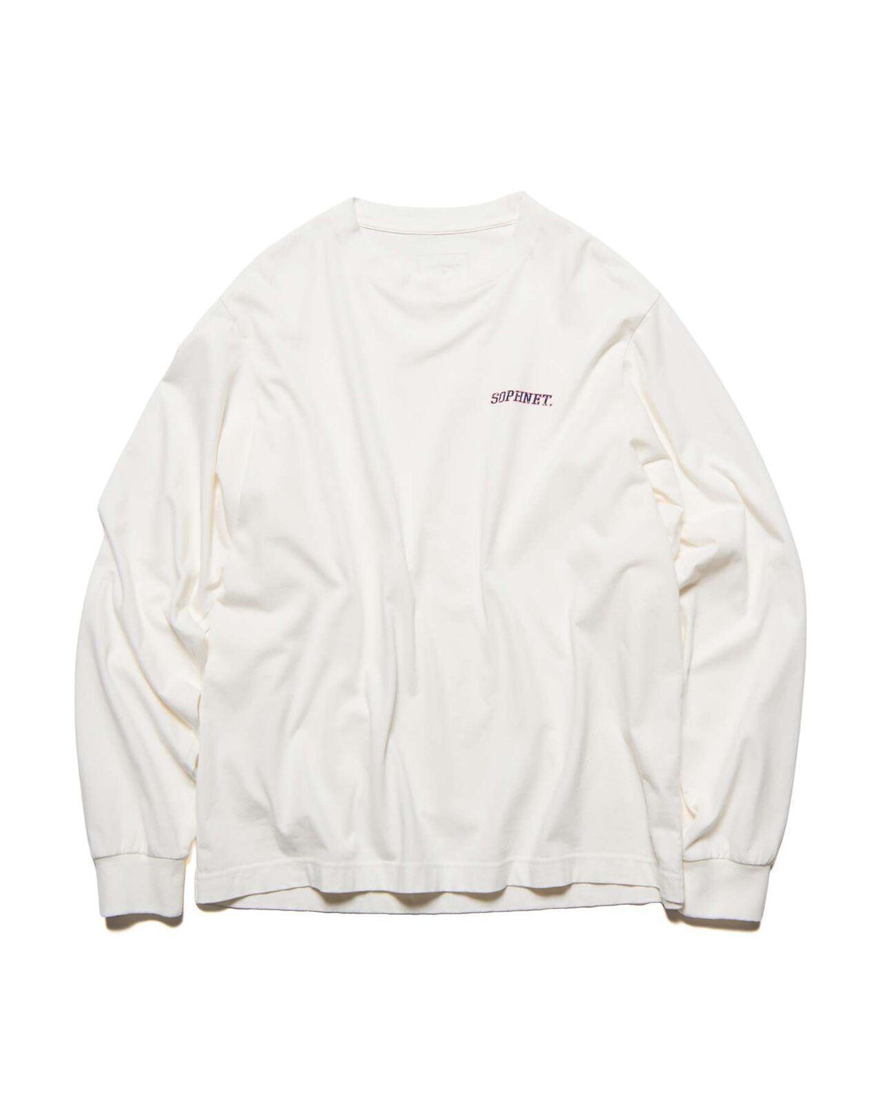 VINTAGE LOGO L/S WIDE TEE,WHITE, large image number 0