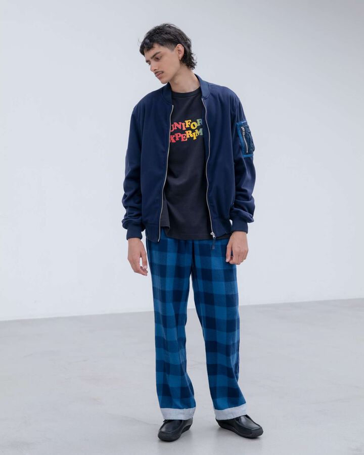 GRADATION LOGO S/S TEE,BLACK, medium image number 4