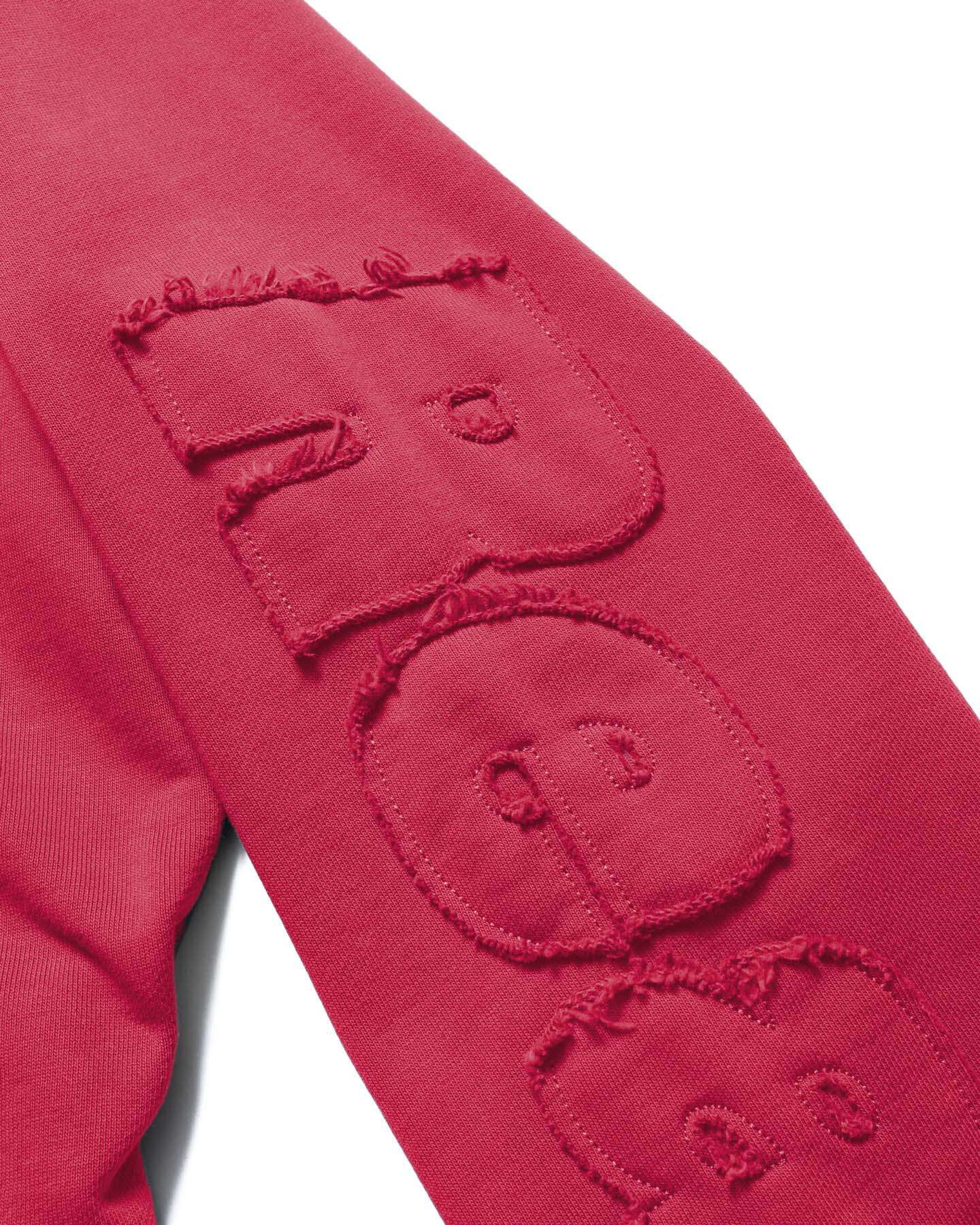 CUT-OFF LOGO SWEAT HOODIE