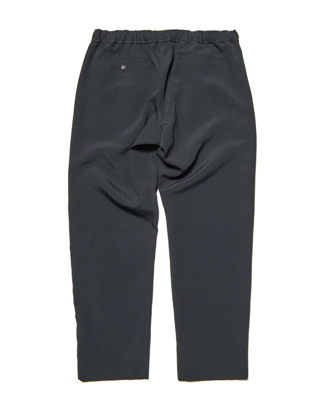 HOLLOW TUSSAH TAPERED EASY PANTS,BLACK, large image number 1
