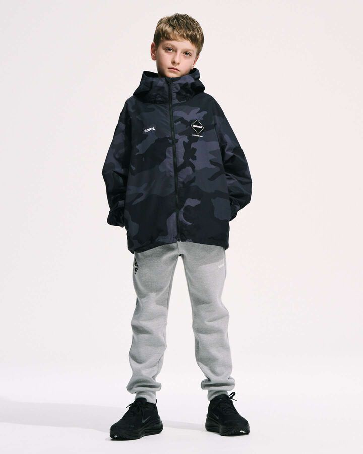 SUPPLEX NYLON HOODED BLOUSON,BLACK, medium image number 2