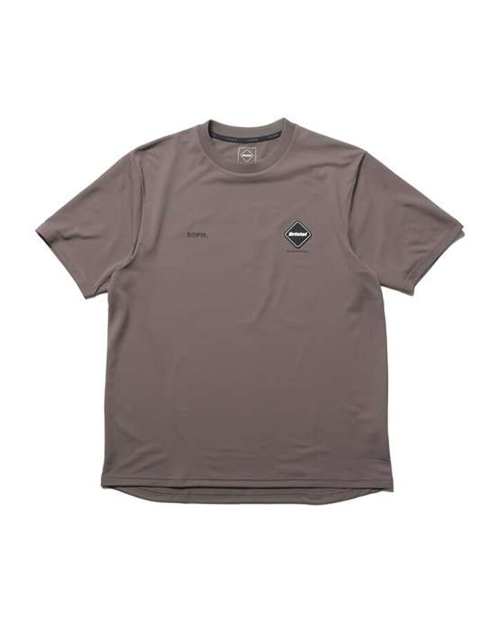 AUTHENTIC LOGO S/S TEAM TOP,LIGHT BROWN, medium