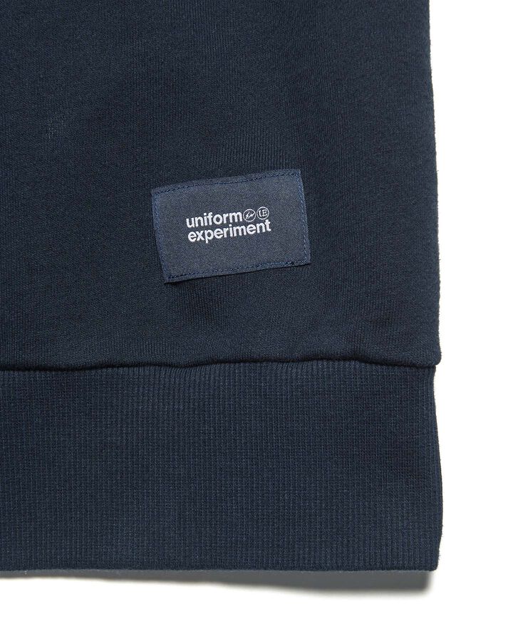 LINE FLANNEL CHECK PANELED CREWNECK TOP,BLUE, medium image number 3