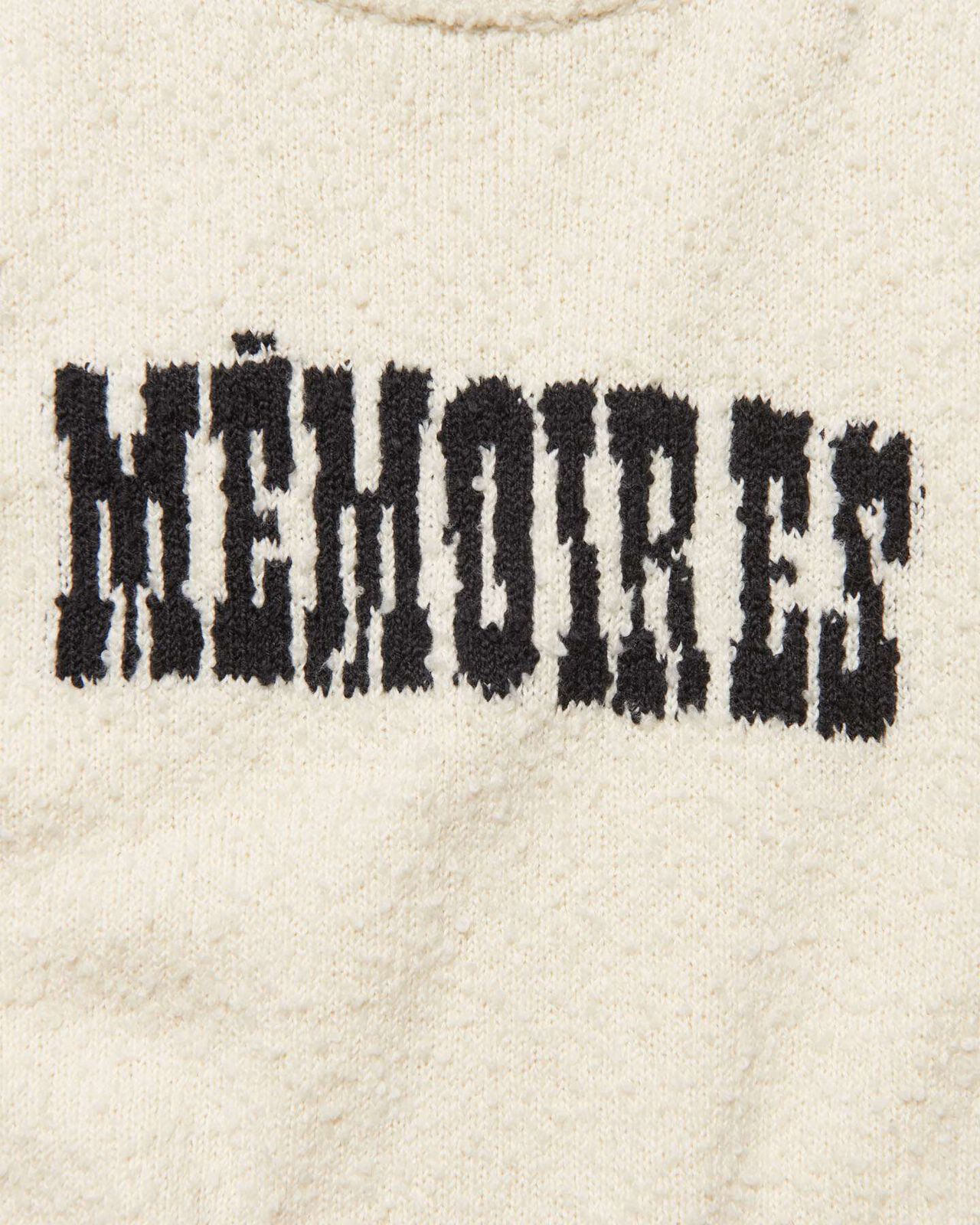 ASGER JORN: MEMOIRES JACQUARD KNIT,OFF WHITE, large image number 3